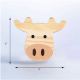 Handcrafted Pine Wood Hippo Knob